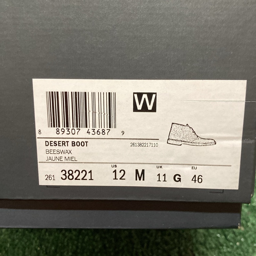 New Clarks Brown Leather Desert Boots men’s size 12 (OKPM-07-160) - Picture 11 of 11